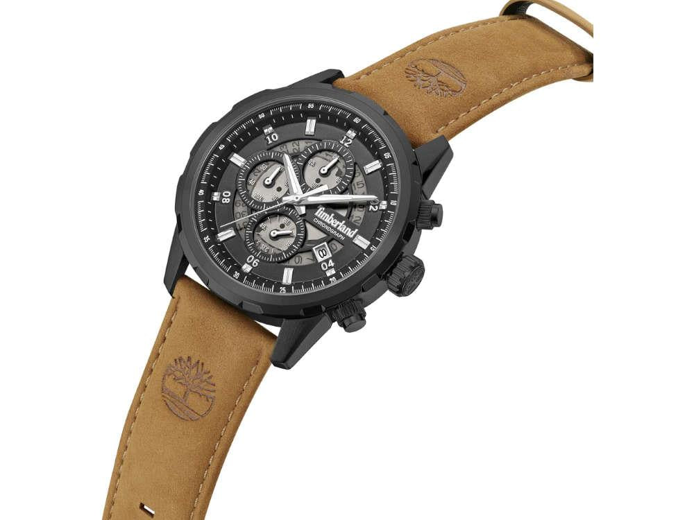 Reloj de Cuarzo Timberland Hampton Harbour, PVD, Negro, 46 mm, TDWGC0109101