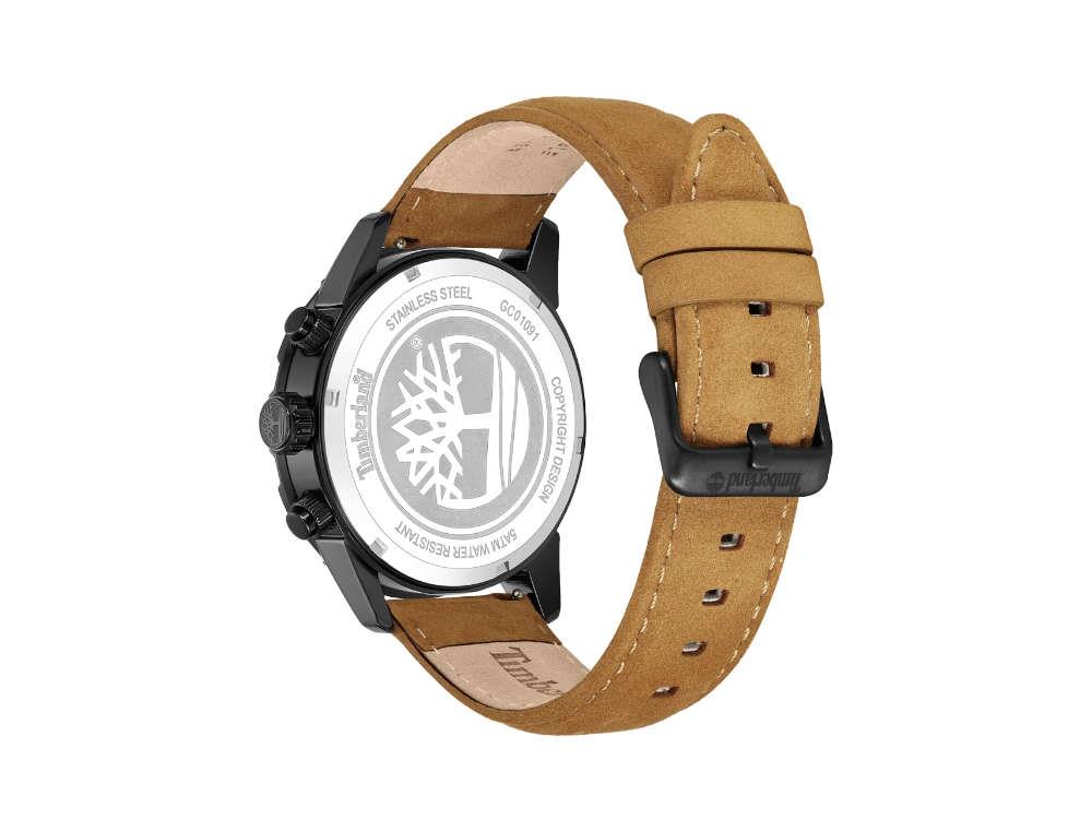 Reloj de Cuarzo Timberland Hampton Harbour, PVD, Negro, 46 mm, TDWGC0109101