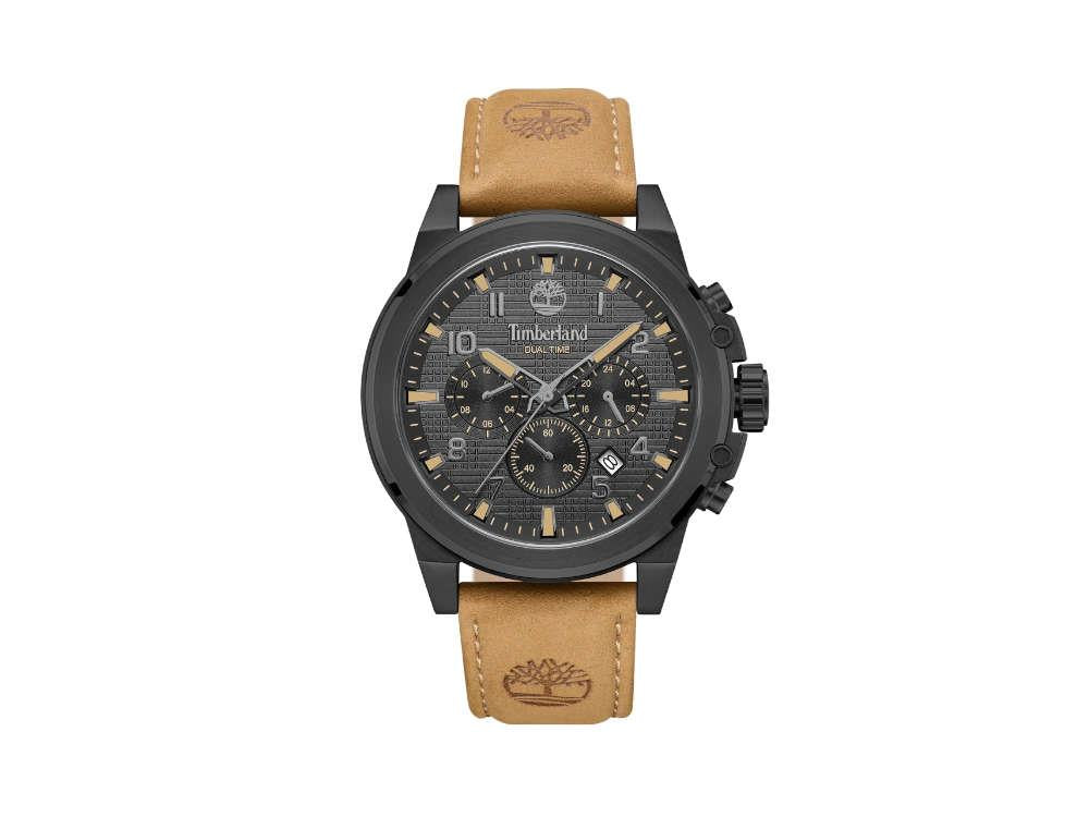 Reloj de Cuarzo Timberland Fast Strike, PVD, Negro, 46 mm, TDWGF0109503