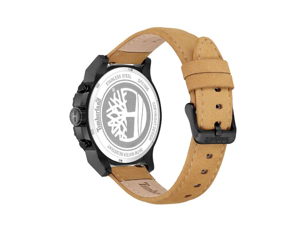Reloj de Cuarzo Timberland Fast Strike, PVD, Negro, 46 mm, TDWGF0109503