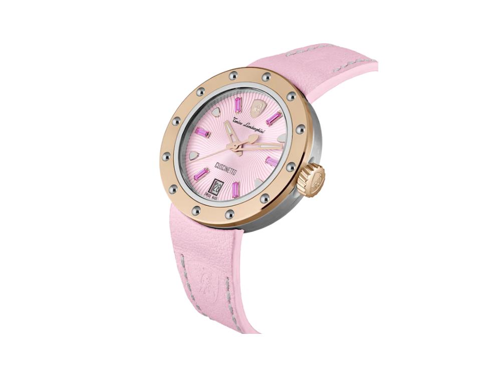 Reloj de Cuarzo Tonino Lamborghini Cuscinetto, Rosa, 38 mm, TLF-A05-4