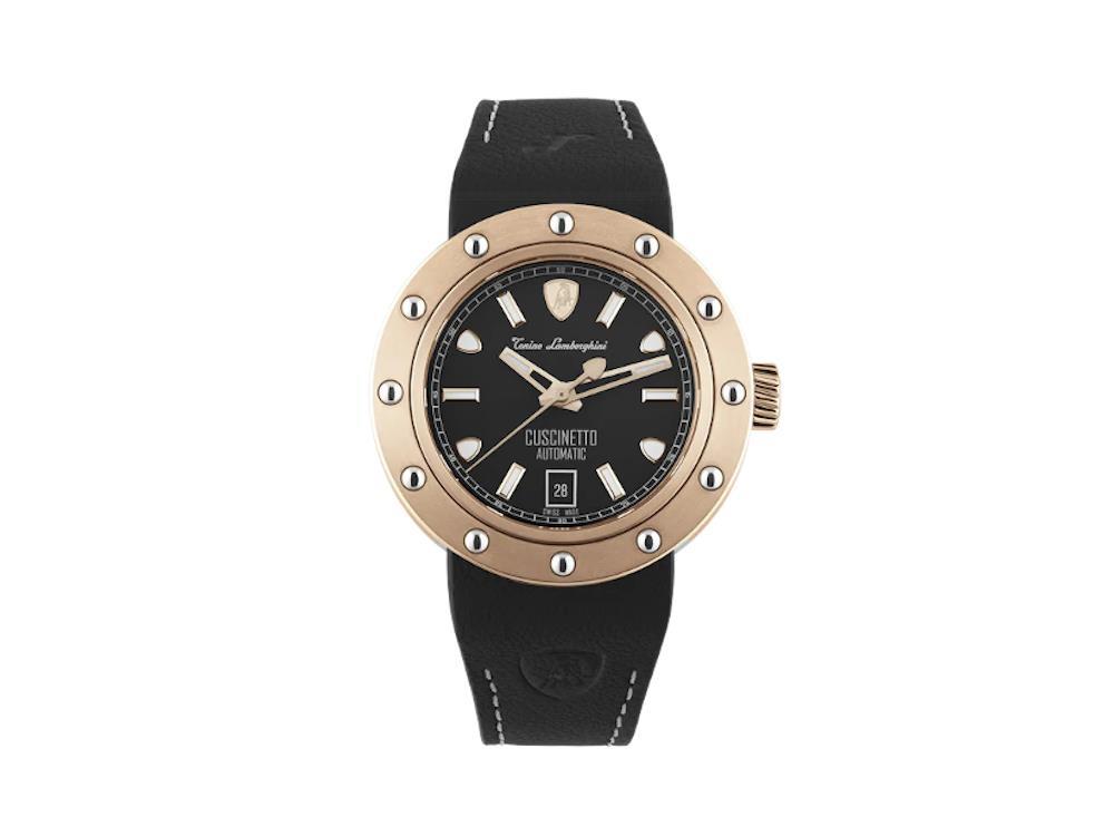 Reloj Automático Tonino Lamborghini Cuscinetto, Titanio, Negro,TLF-T01-8