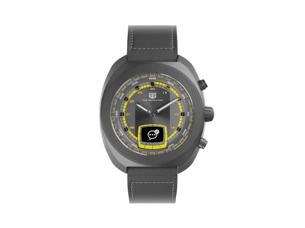 Reloj Híbrido Time Revolution Hybrid 01 Thunder PVD, Negro, 42 mm, TR01.4B