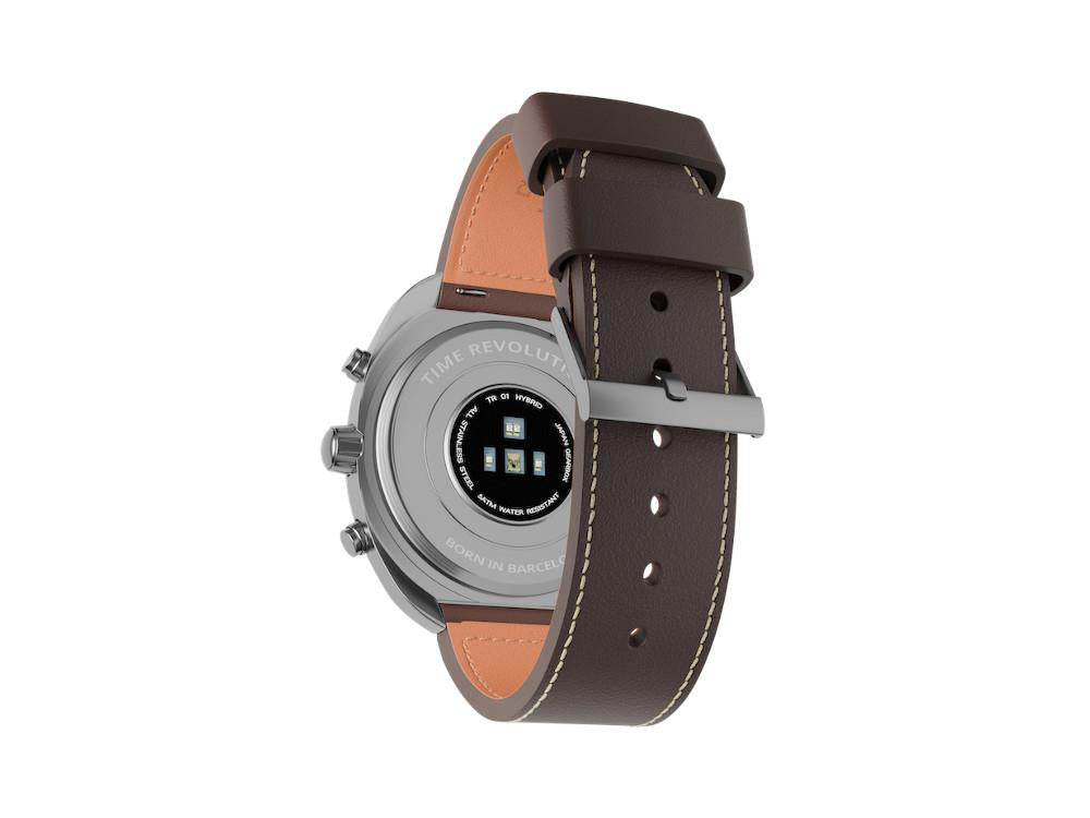 Reloj Híbrido Time Revolution Hybrid 01 Eclipse SS, Negro, 42 mm, TR01.4S-2-1