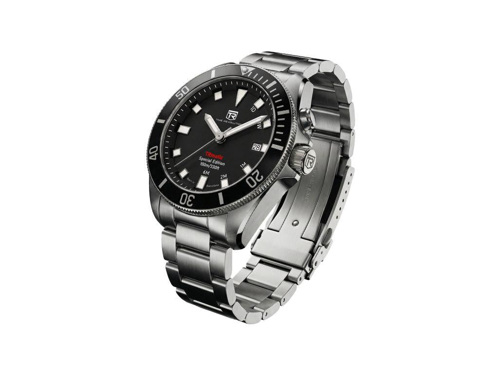 Reloj Automático Time Revolution TRmatic Midnight , 42 mm, Negro,TR02.01MB