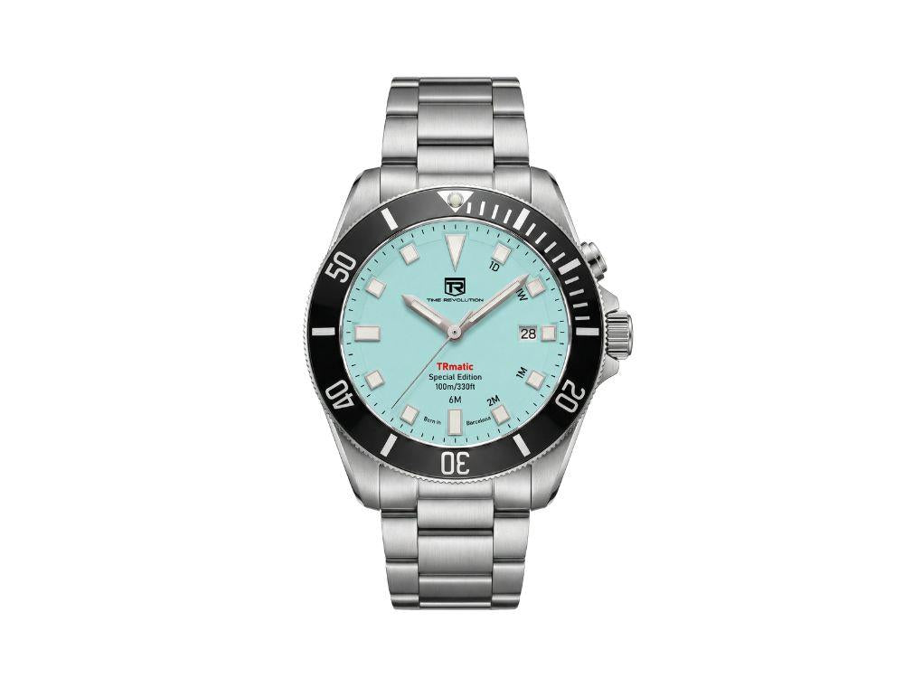 Reloj Automático Time Revolution TRmatic Aqua, 42 mm, Turquesa, TR02.03MB