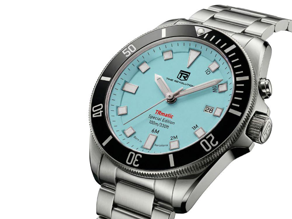 Reloj Automático Time Revolution TRmatic Aqua, 42 mm, Turquesa, TR02.03MB
