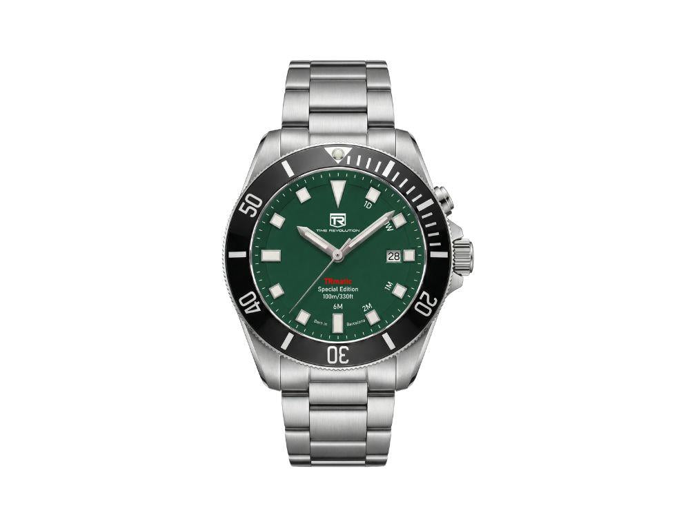 Reloj Automático Time Revolution TRmatic, 42 mm, Verde, TR02.04MB