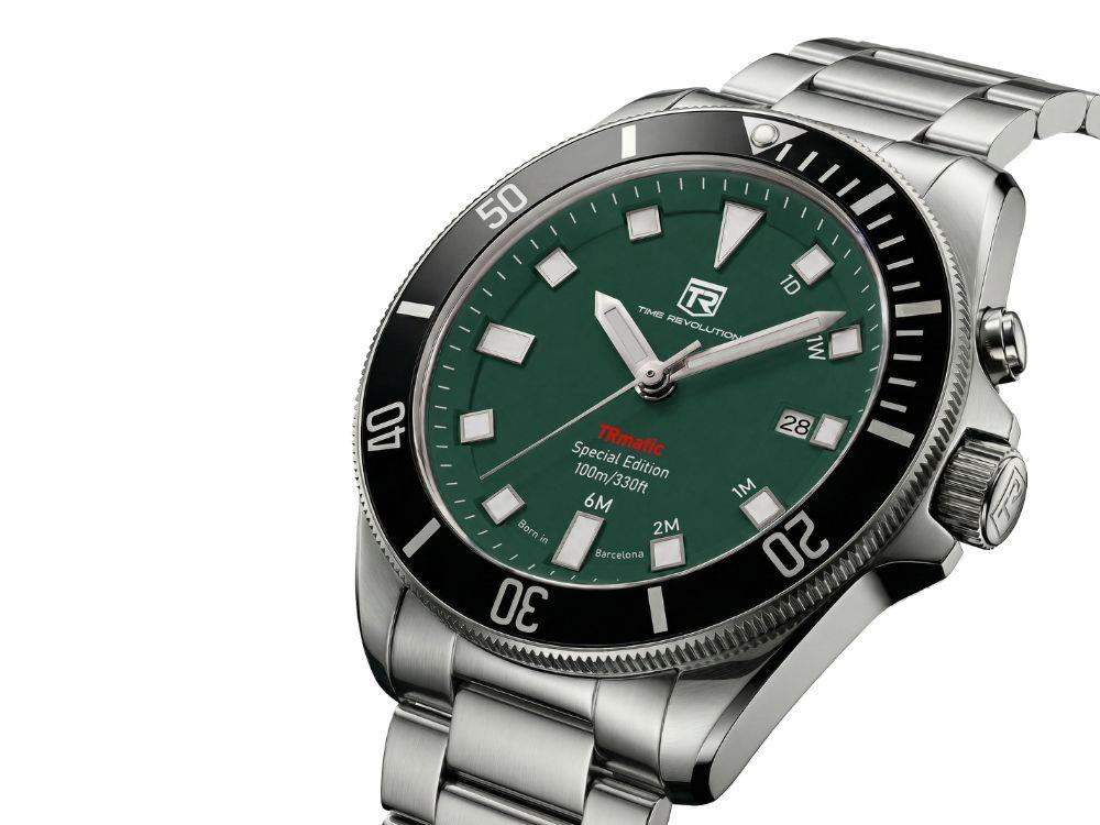 Reloj Automático Time Revolution TRmatic, 42 mm, Verde, TR02.04MB