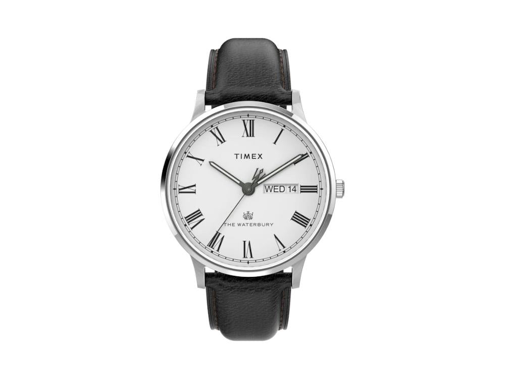 Reloj de Cuarzo Timex The Waterbury, Blanco, 40 mm, TW2U88400