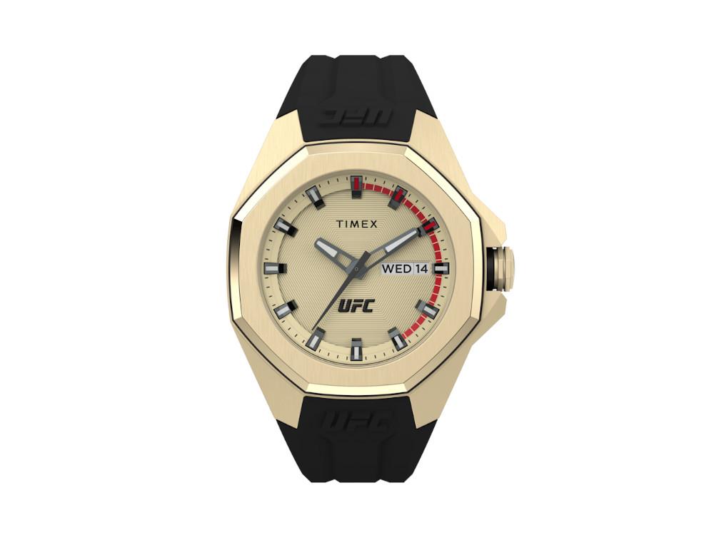 Reloj de Cuarzo Timex UFC, Negro, 44 mm, TW2V57100