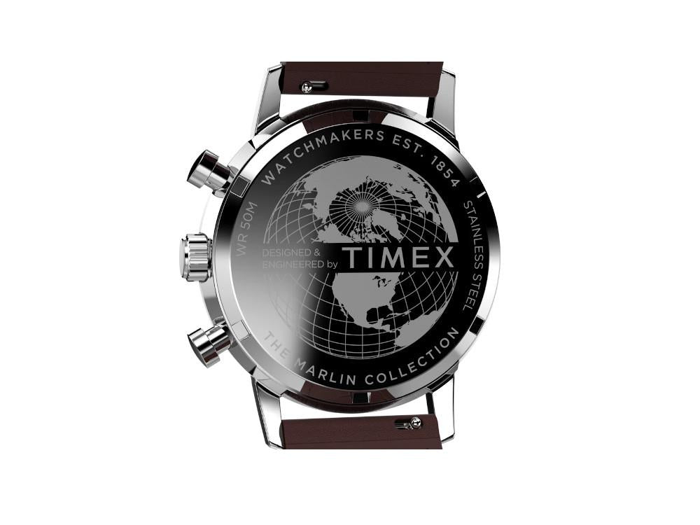 Reloj de Cuarzo Timex Marlin, Azul, 40 mm, Cronógrafo, TW2W10200