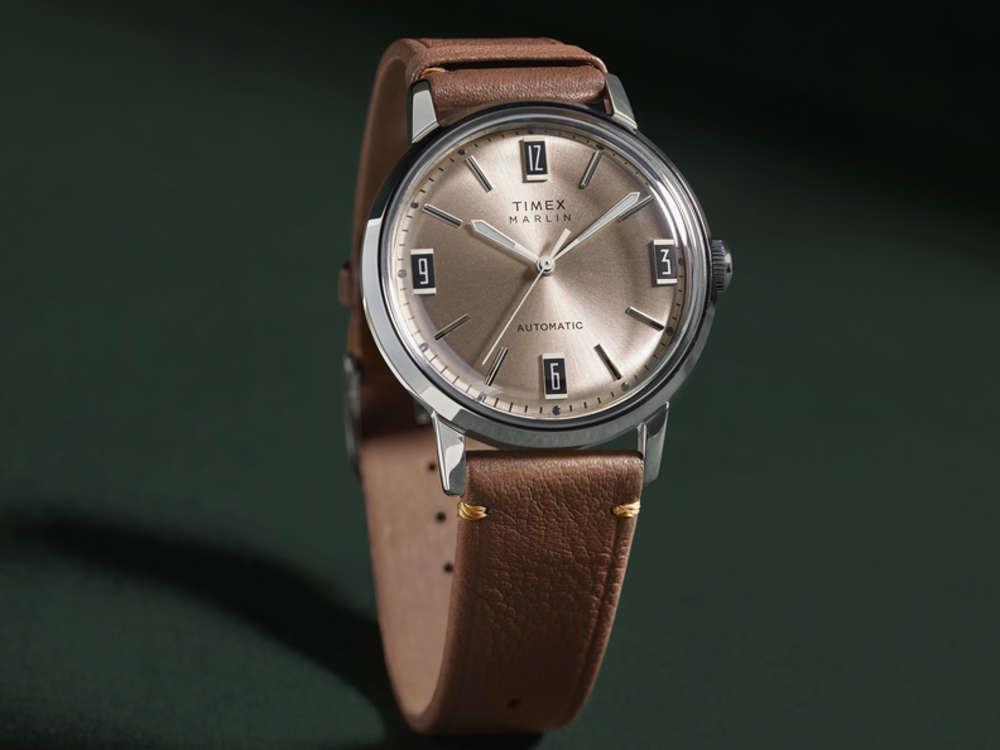 Reloj Automático Timex Marlin, Champán, 40 mm, TW2W59300