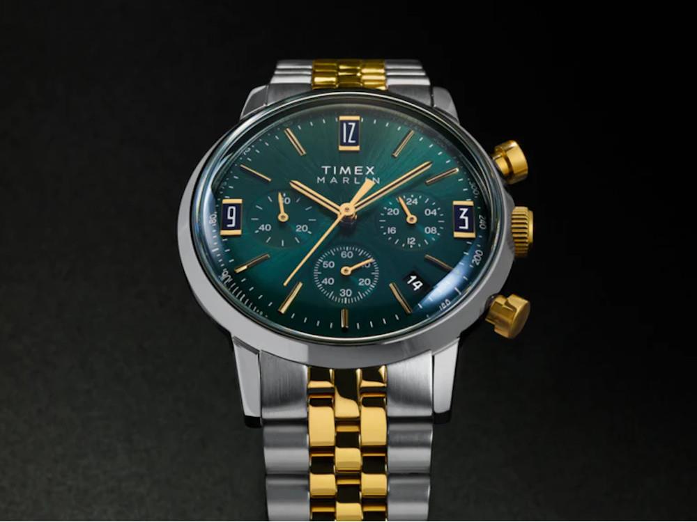 Reloj de Cuarzo Timex Marlin, Verde, 40 mm, TW2W60000A