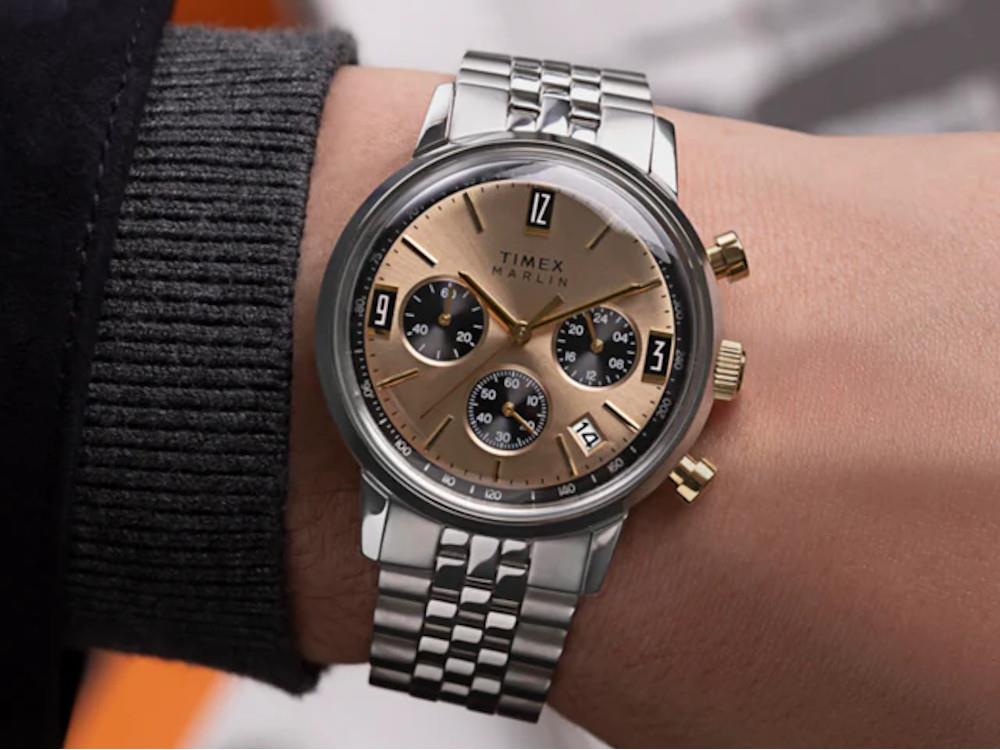 Reloj de Cuarzo Timex Marlin, Bronce , 40 mm, TW2W60100