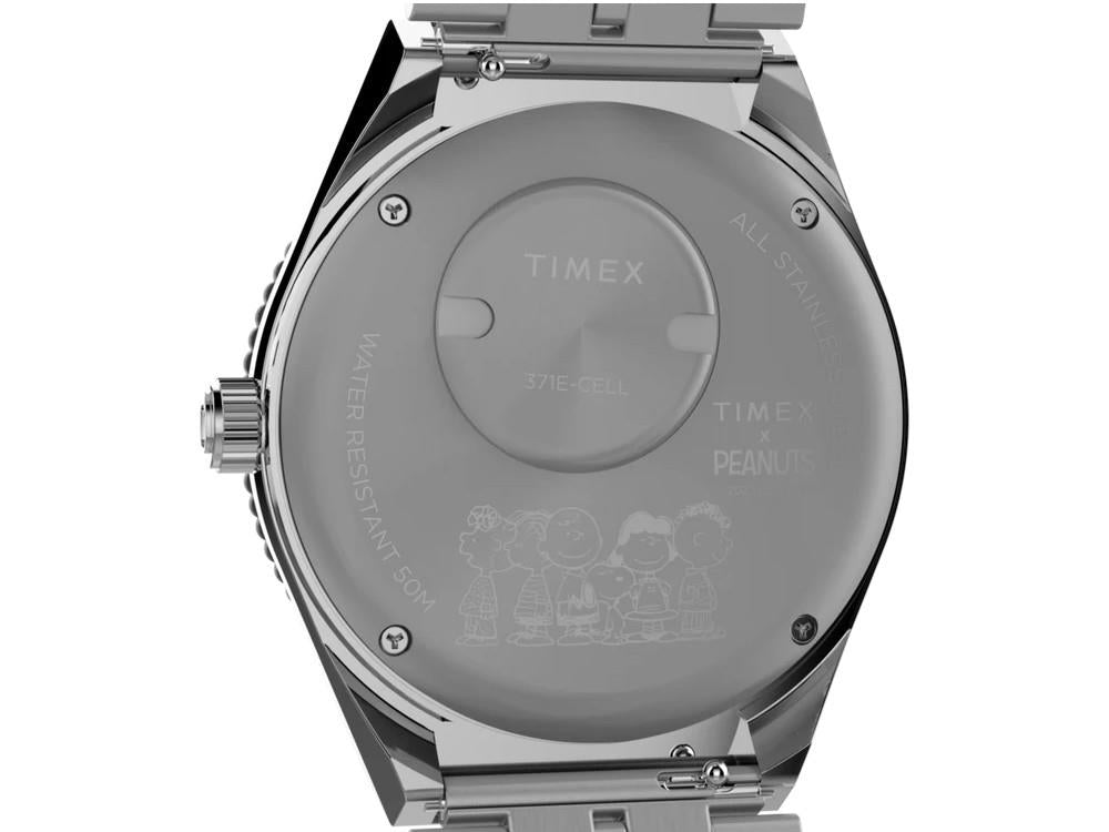 Reloj de Cuarzo Timex x Peanuts Q Timex, Plata, 38 mm, TW2W83300