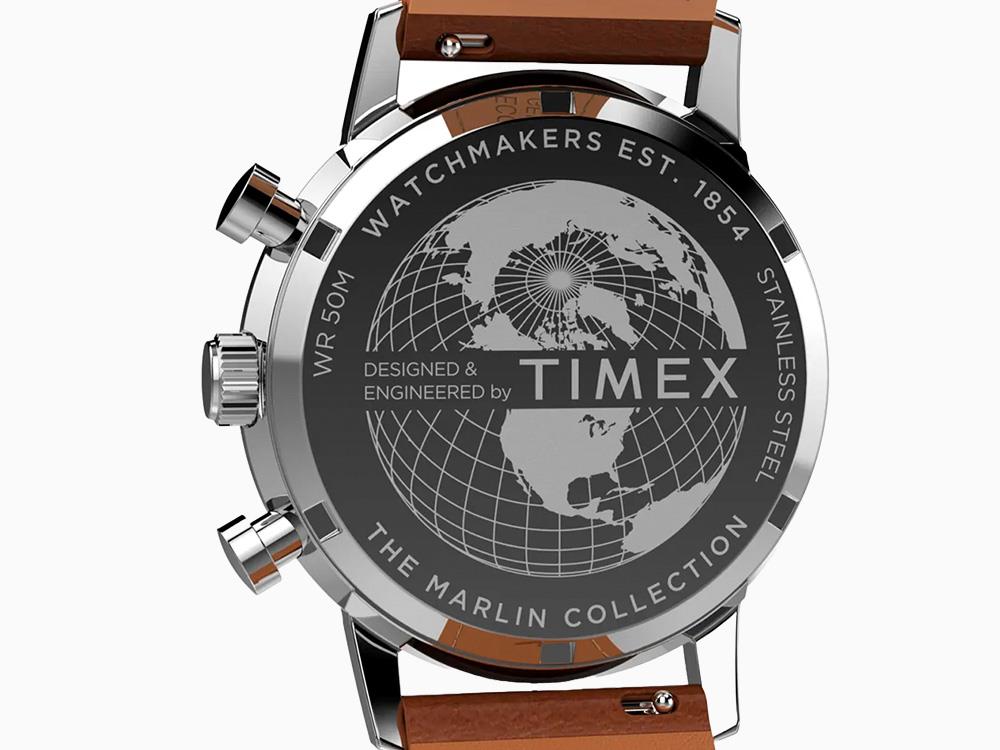 Reloj de Cuarzo Timex Marlin, Verde, 40 mm, Cronógrafo, TW2W99100