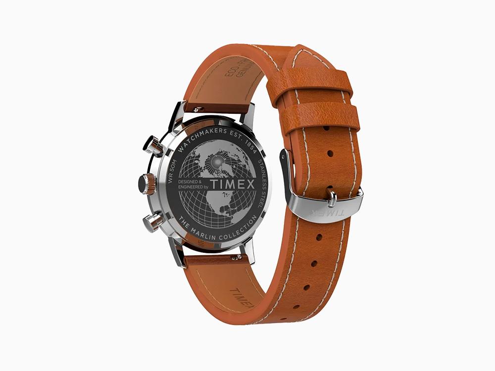 Reloj de Cuarzo Timex Marlin, Verde, 40 mm, Cronógrafo, TW2W99100