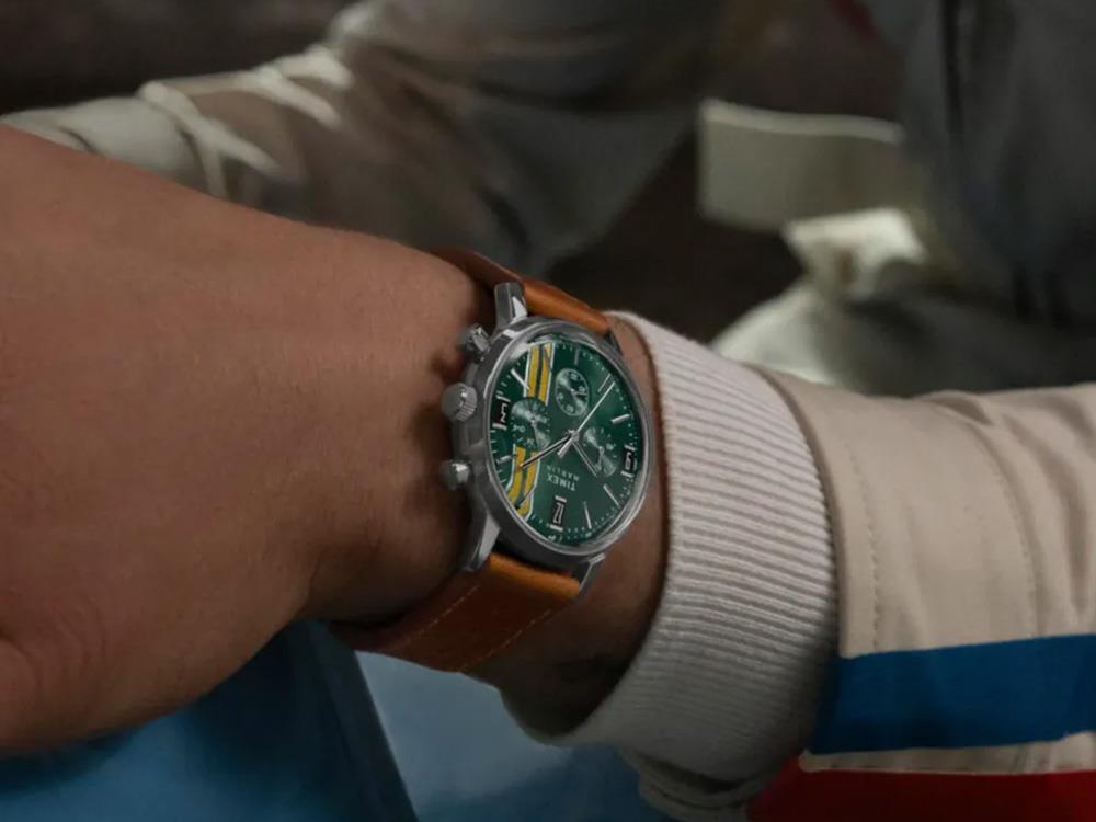 Reloj de Cuarzo Timex Marlin, Verde, 40 mm, Cronógrafo, TW2W99100