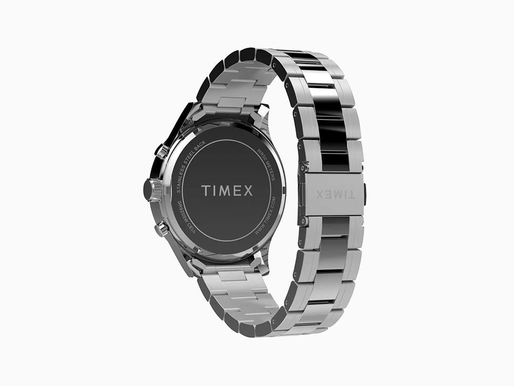 Reloj de Cuarzo Timex Trend Dress Chronograph, Negro, 43mm, TW2Y01400