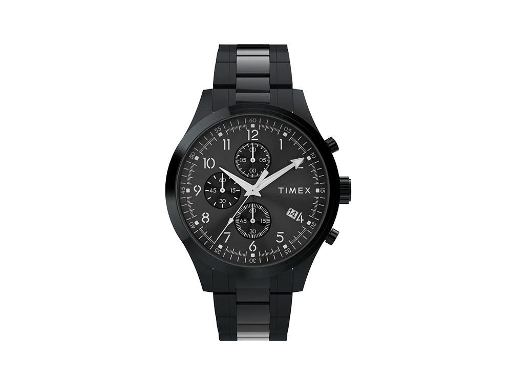 Timex Trend Dress Chronograph, Negro, 43mm, TW2Y01600