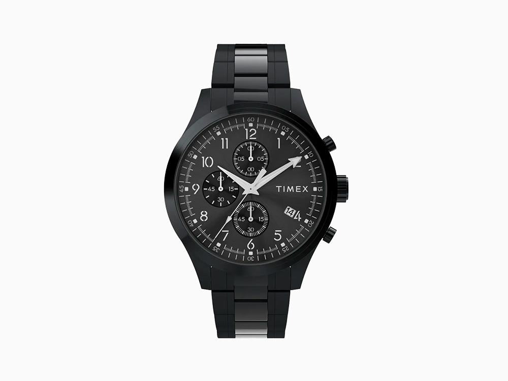 Timex Trend Dress Chronograph, Negro, 43mm, TW2Y01600