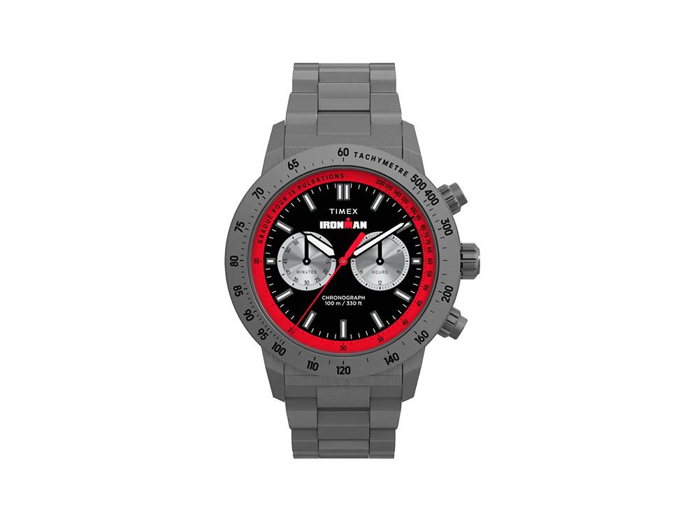Reloj de Cuarzo Timex Ironman, Negro, 44 mm, Cronógrafo, TW2Y02000