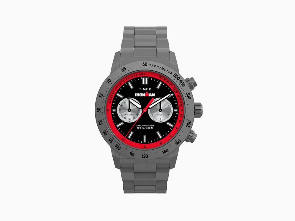 Reloj de Cuarzo Timex Ironman, Negro, 44 mm, Cronógrafo, TW2Y02000