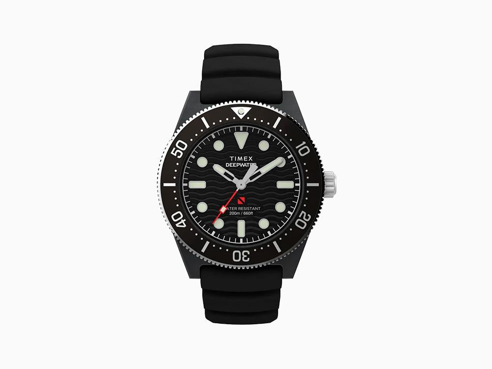 Reloj de Cuarzo Timex Deepwater Reef 200 Composite, Negro, 43 mm, TW2Y02200