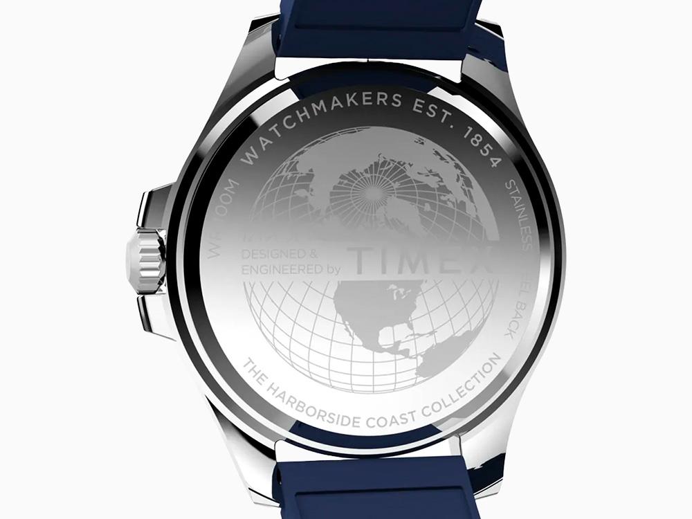 Reloj de Cuarzo Timex Trend Harborside Coast, Azul, 44 mm, TW2Y05000