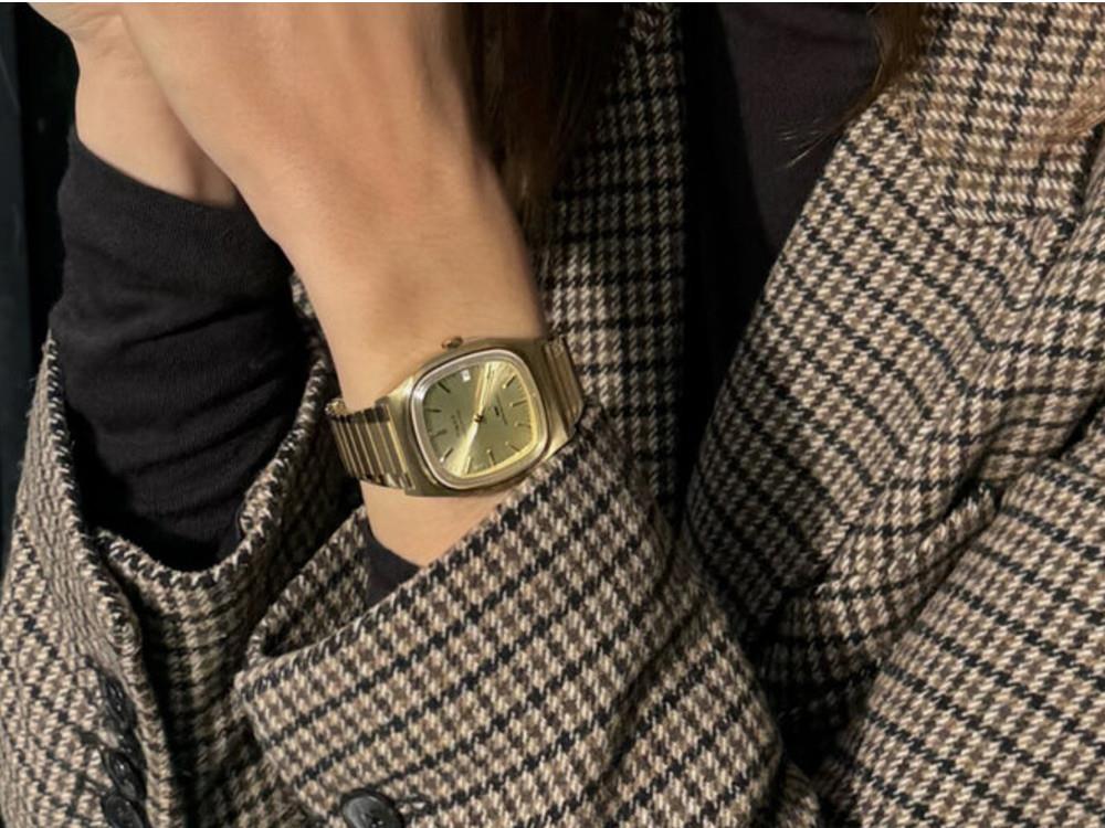 Reloj Automático Timex E Line, Dorado, 34 mm, TW2Y07200