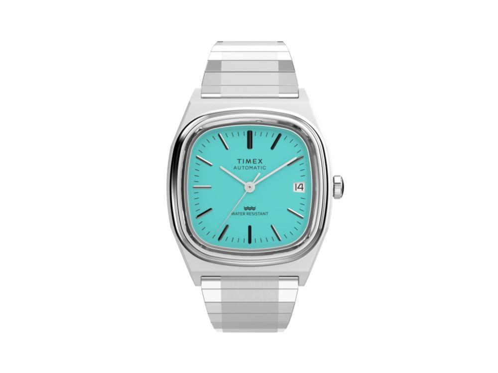 Reloj Automático Timex E Line, Turquesa, 34 mm, TW2Y07300