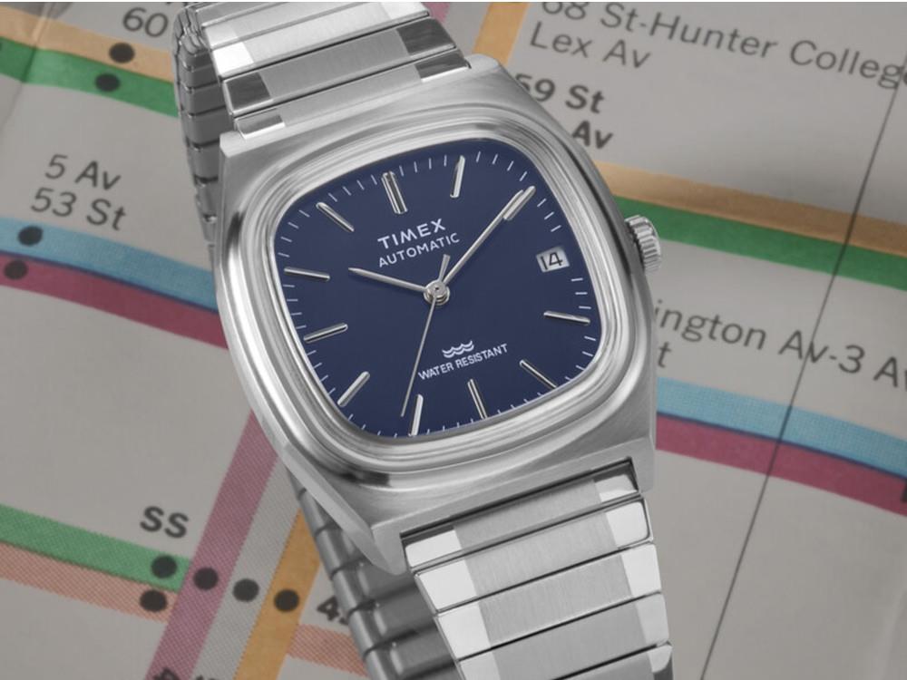 Reloj Automático Timex E Line, Azul, TW2Y07400