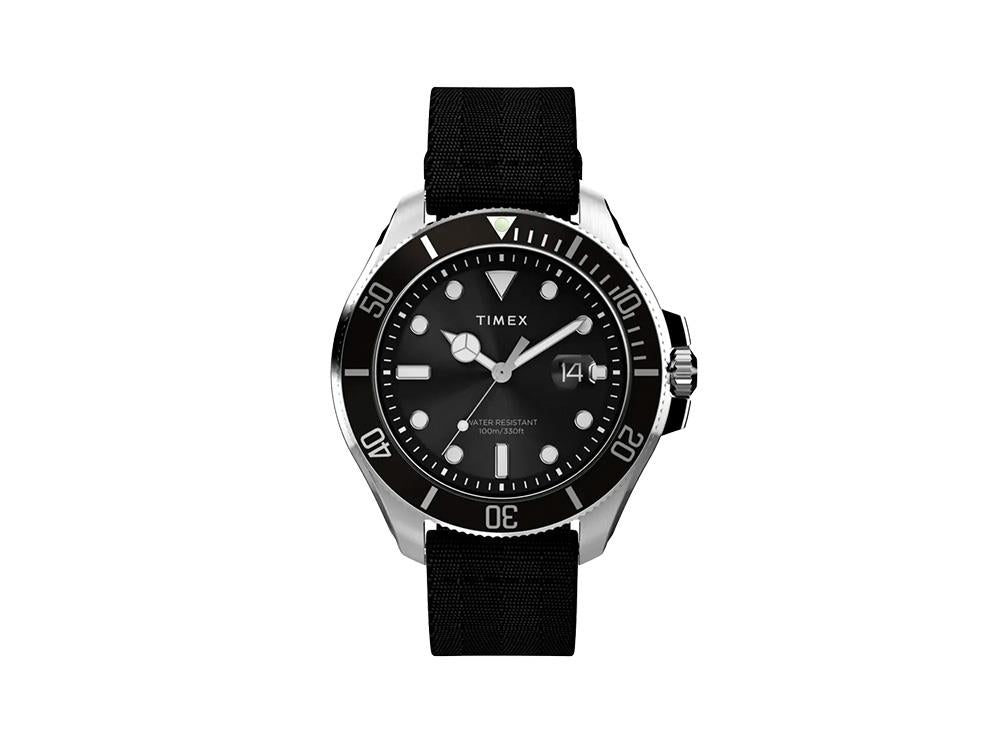 Reloj de Cuarzo Timex Trend Harborside Coast, Negro, 44 mm, TW2Y09200