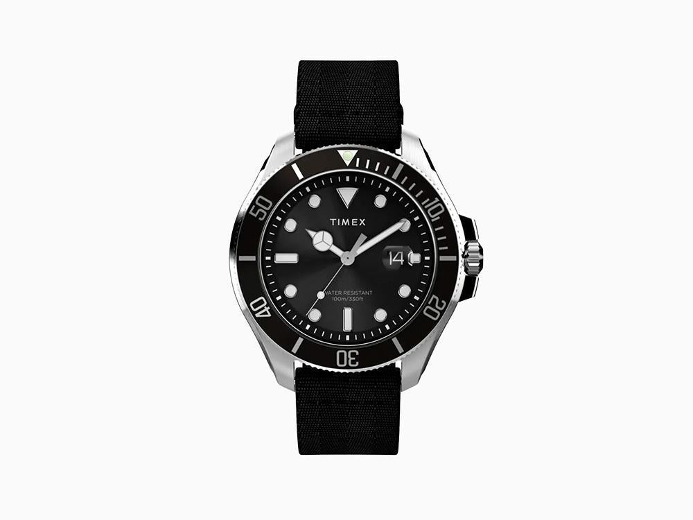 Reloj de Cuarzo Timex Trend Harborside Coast, Negro, 44 mm, TW2Y09200