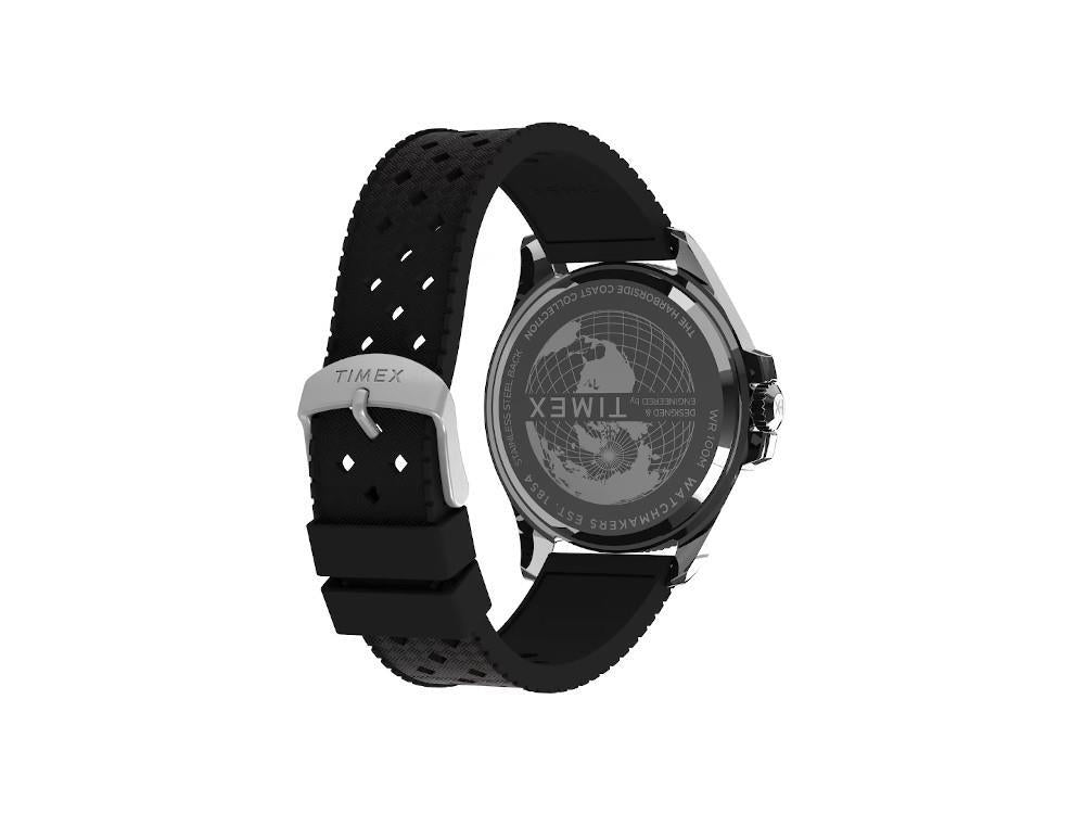 Reloj de Cuarzo Timex Trend Harborside Coast, Negro, 44 mm, TW2Y09200