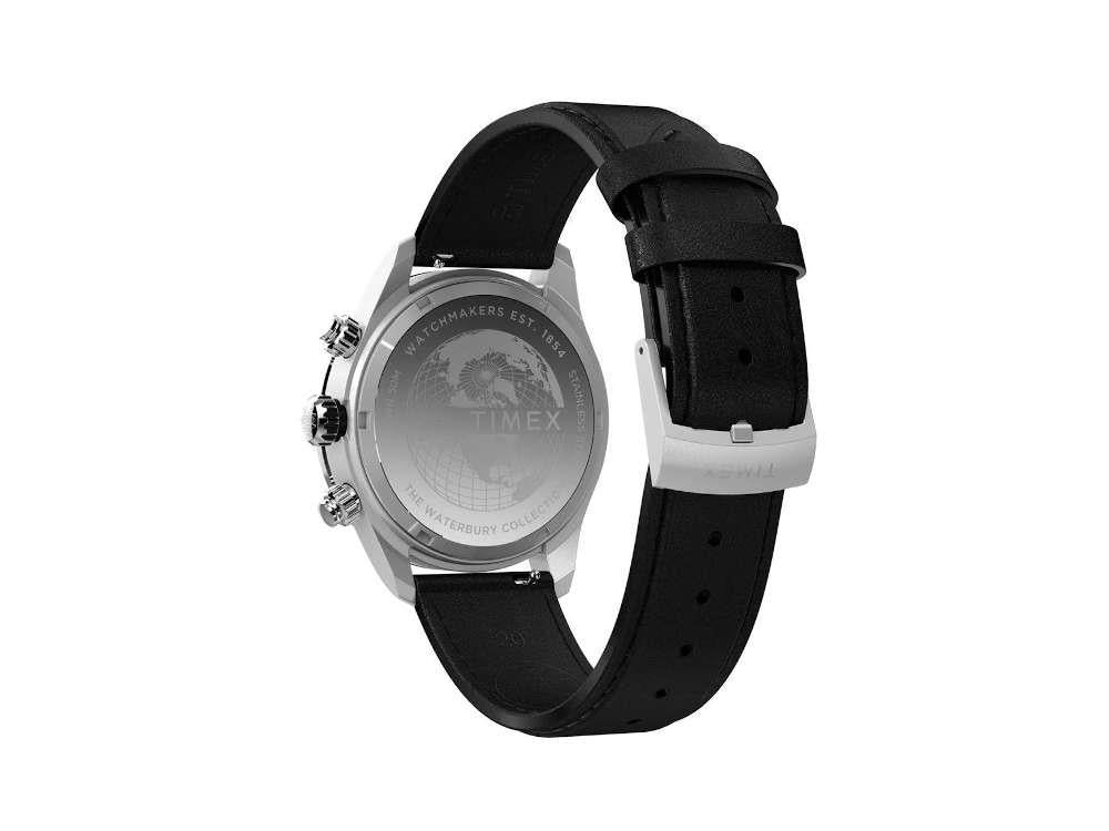Reloj de Cuarzo Timex Waterbury Heritage, Plata, 39 mm, Cronógrafo, TW2Y19300