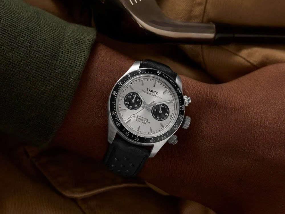 Reloj de Cuarzo Timex Waterbury Heritage, Plata, 39 mm, Cronógrafo, TW2Y19300