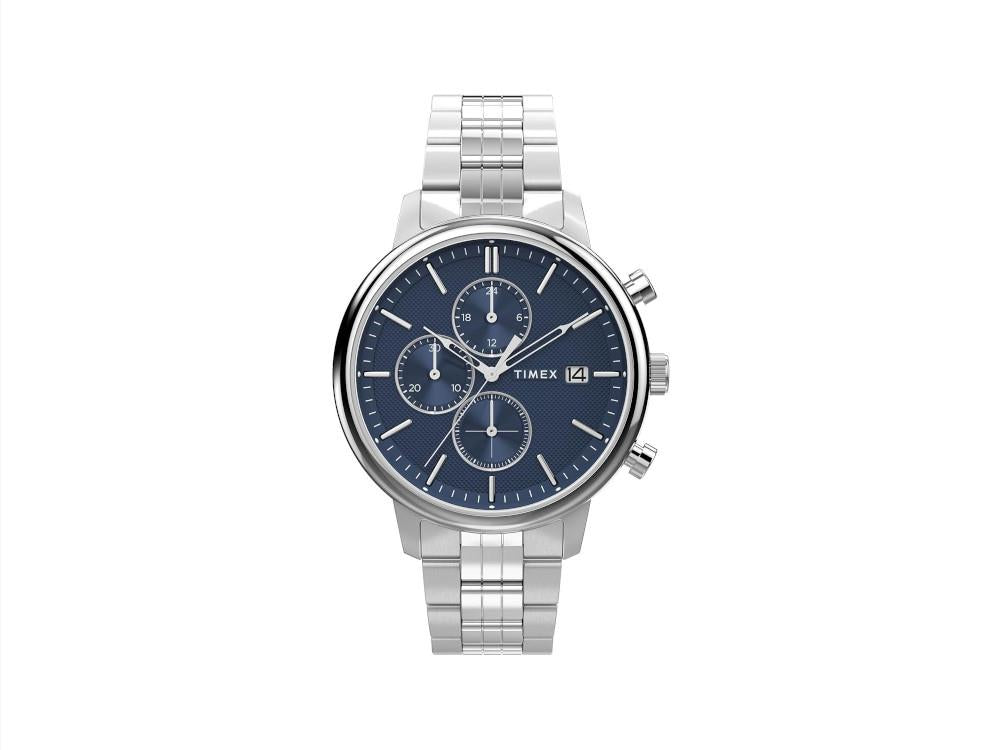 Reloj de Cuarzo Timex Chicago Multi-Function, Acero reciclado, 45 mm, TW2Y21500