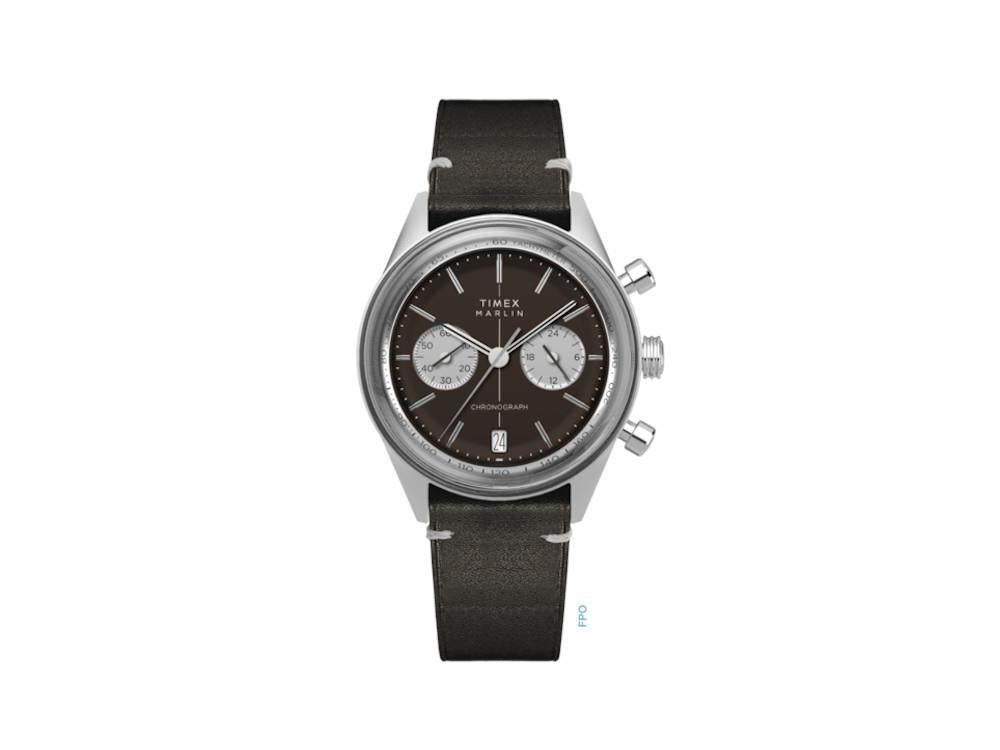 Reloj de Cuarzo Timex Marlin, Negro, 40 mm, Cronógrafo, TW2Y23700