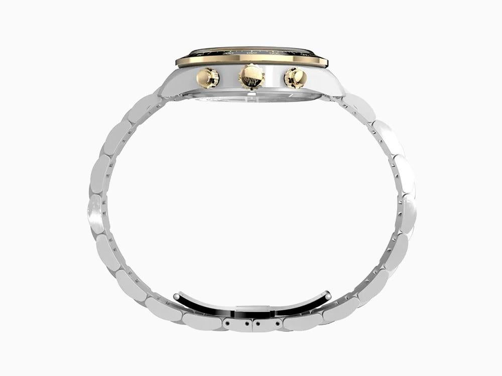 Reloj de Cuarzo Timex Waterbury Heritage, Negro, 39 mm, Cronógrafo, TW2Y24000