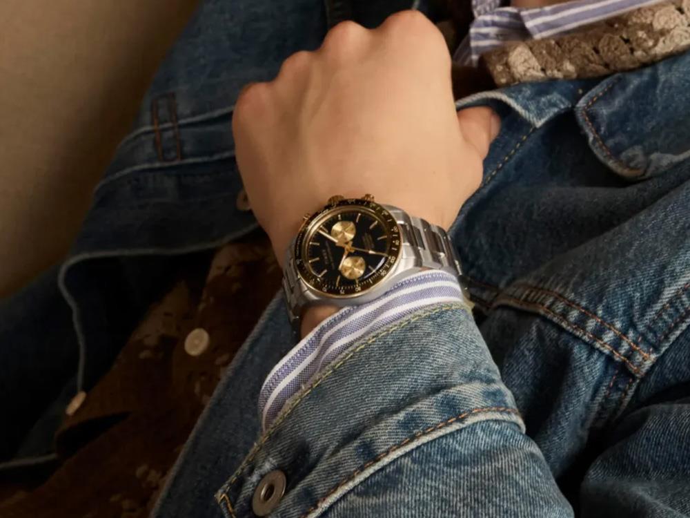 Reloj de Cuarzo Timex Waterbury Heritage, Negro, 39 mm, Cronógrafo, TW2Y24000