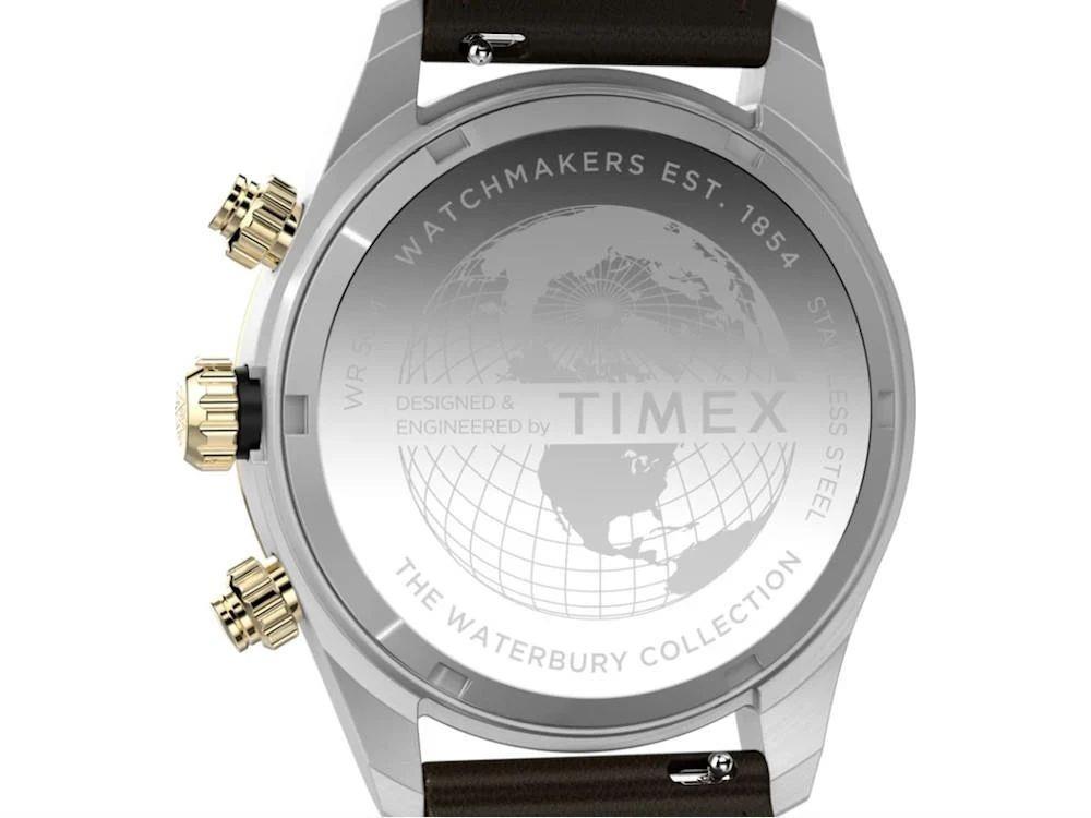 Reloj de Cuarzo Timex The Waterbury Heritage, Negro, Cronógrafo, TW2Y24100