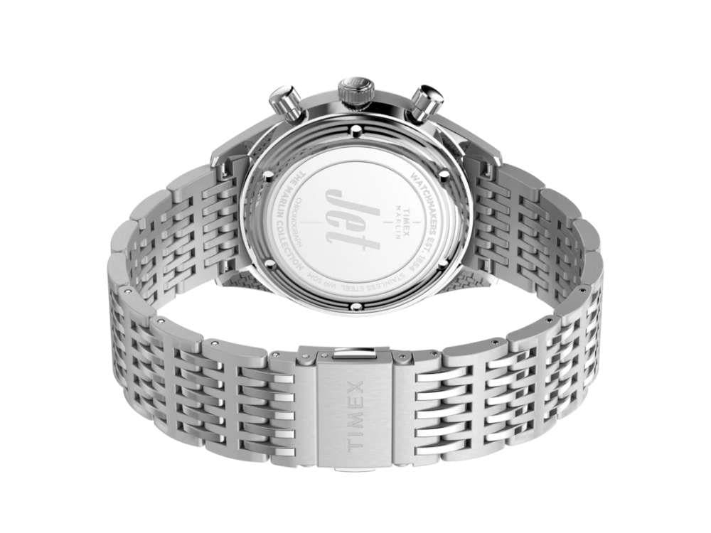 Reloj de Cuarzo Timex Marlin Jet, Plata, 40 mm, Cronógrafo, TW2Y24600