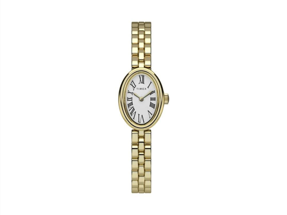 Reloj de Cuarzo Timex Cavatina, Latón, Blanco,19mm, TW2Y26700
