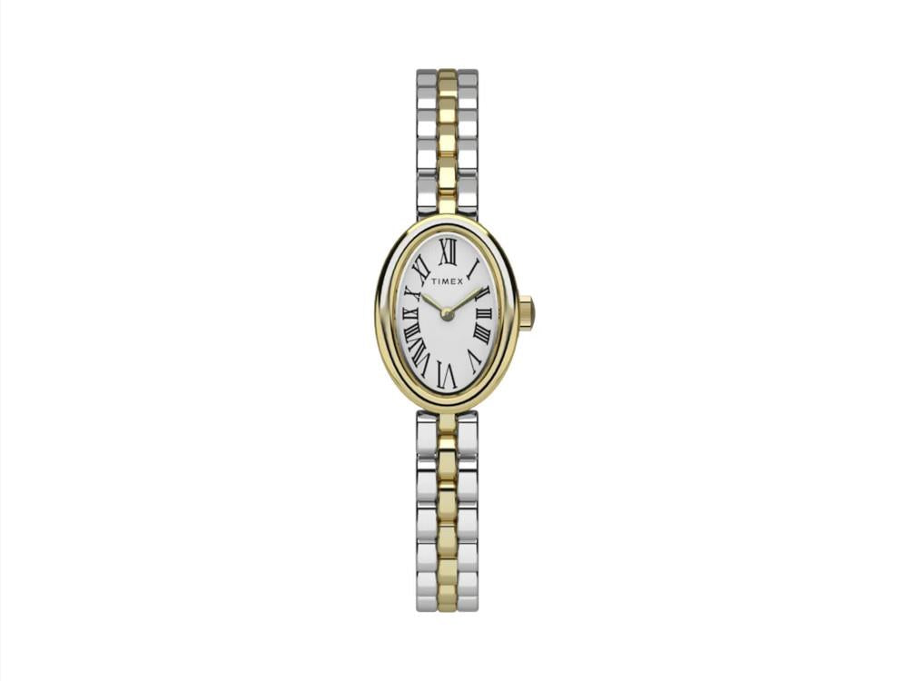Reloj de Cuarzo Timex Cavatina, Latón, Blanco,19mm , TW2Y26800