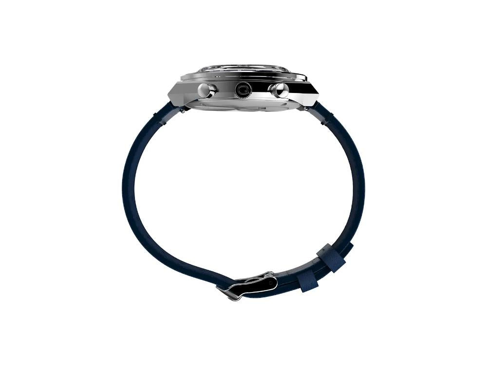 Reloj de Cuarzo Timex Q Chrono , Azul, 40 mm, Cronógrafo, TW2Y36100