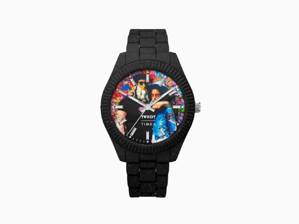 Reloj de Cuarzo Timex Legacy TVboy, 42mm, Negro, TW2Y46700