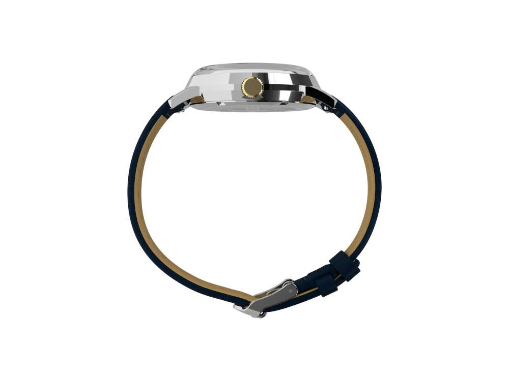 Reloj Automático Timex Marlin, Acero reciclado, Azul, 40 mm, TW2Y47900