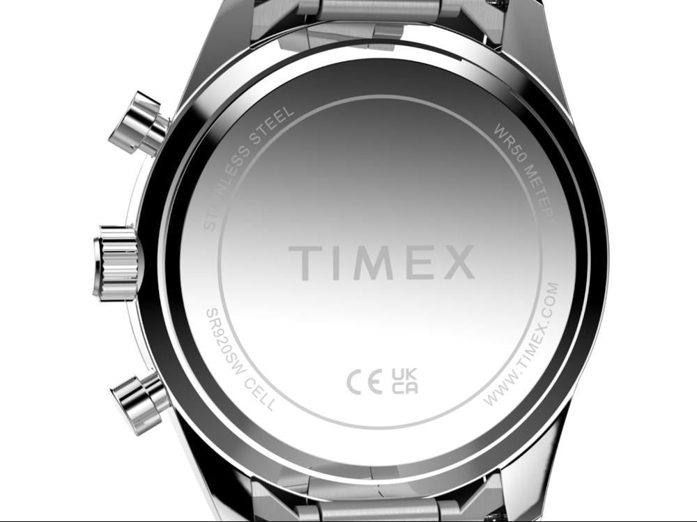 Reloj de Cuarzo Timex Trend Ridgefield, Negro, 42 mm, Cronógrafo, TW2Y56900